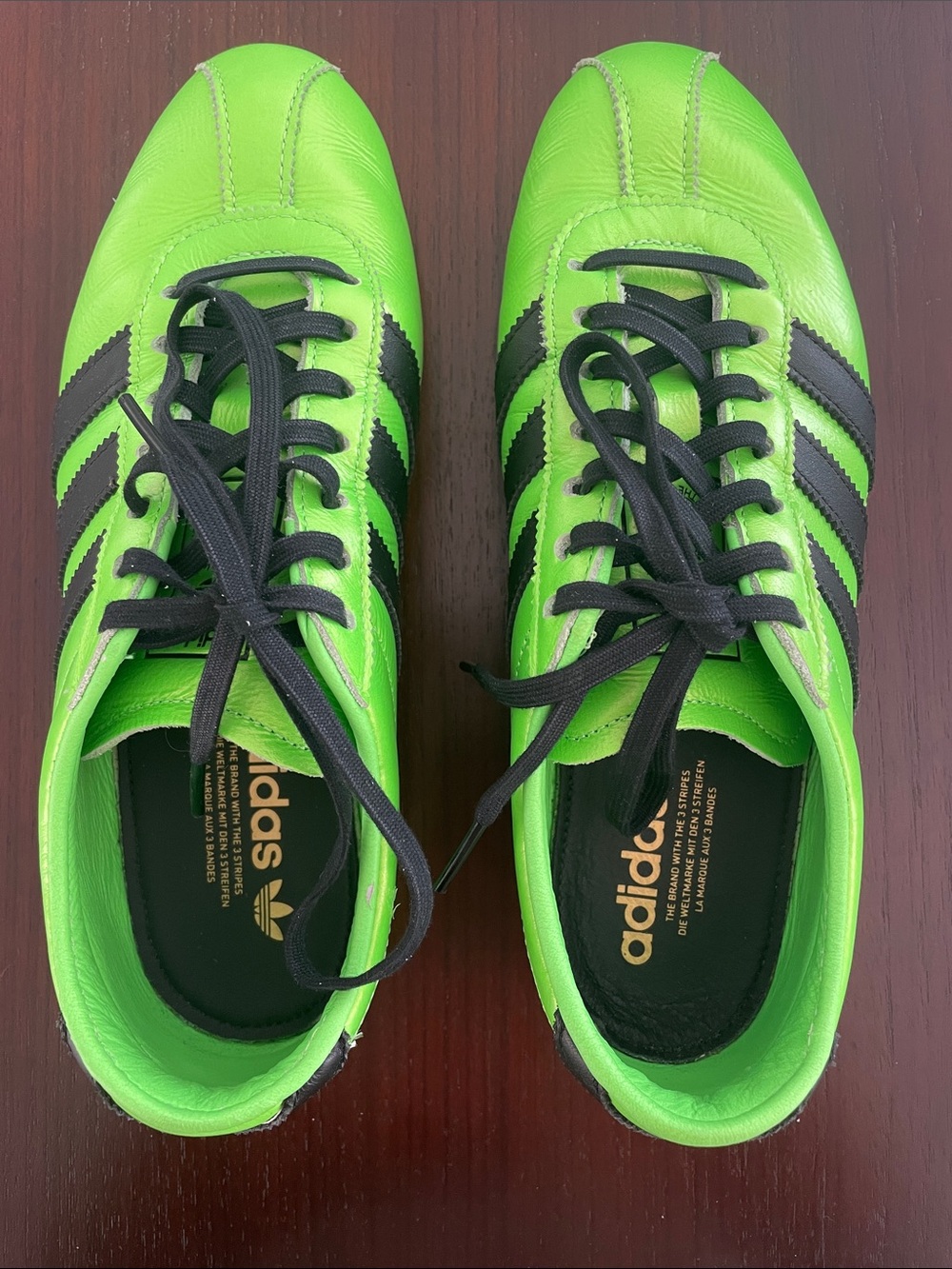Adidas Neon Green Tokyo Sneakers